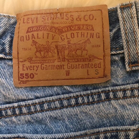 Vintage 80s Levi’s 550 relaxed fit  distressed - Picture 4 of 10